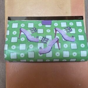 Icon Leather Clutch